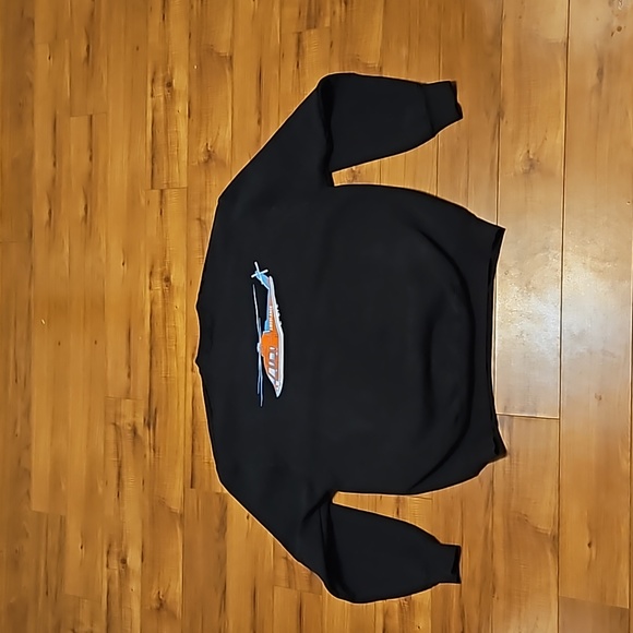 90's Canadian Helicopters Sweatshirt Mens XL Vintage Made In USA Rare - Picture 2 of 11